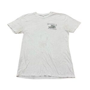 San Clemente California Surf Shop Graphic T-Shirt White 2000s